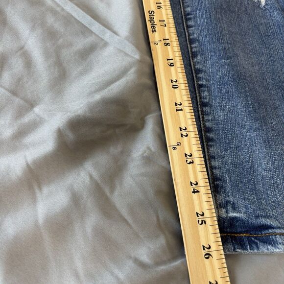 Torrid Jeans Women’s 16S Blue Boyfriend Straight Stretch Denim Cotton - Picture 5 of 6